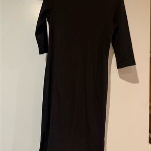 Evan Picone Classic Black Midi Dress